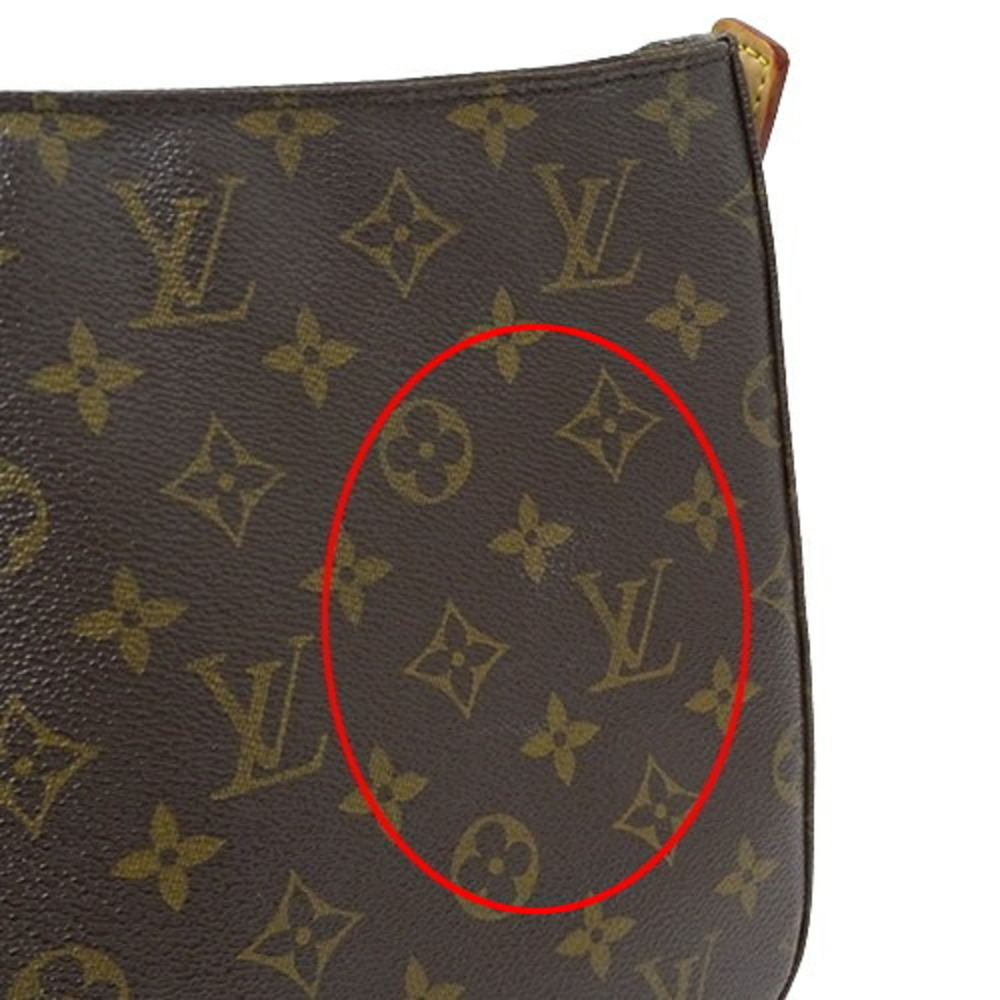 LOUIS VUITTON Monogram Shoulder Looping MM Bag M51146 Brown - Picture 12 of 16